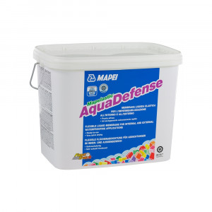 MAPELASTIC AQUADEFENSE Membrana líquida para impermeabilización, de secado extremadamente rápido 7,5kg