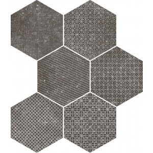 Revestimiento CORALSTONE MELANGE BLACK 29,2x25,4cm Equipe Cerámicas