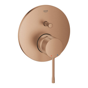 Mezclador Essence Cobre Cepillado con inversor de 2 vías