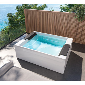 Minipiscina Soul Spa 150 Treesse 195x150x70cm hidromasaje ghost + mando touch