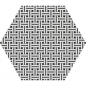 Pavimento porcelanico antihielo MOMA WHITE HEX 25 25x25 cm pasta blanca