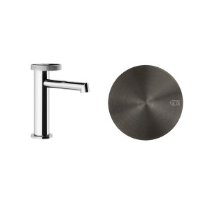 Mezclador lavabo ANELLO Negro Cepillado 63302/707 Gessi