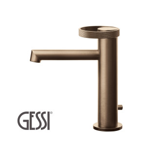 Mezclador lavabo ANELLO Bronce Cepillado 63302/726 Gessi
