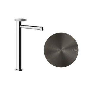 Mezclador caño alto ANELLO Negro Cepillado 63306/707 Gessi