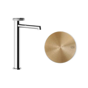 Mezclador caño alto ANELLO Bronze Cepillado 63306/726 Gessi