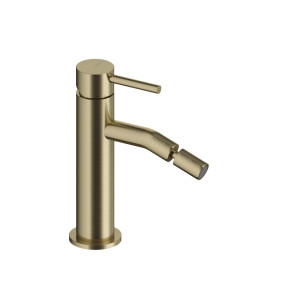 Monomando para bide Loop oro cepillado Sanycces