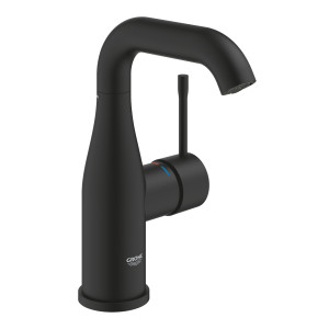 Griferia de lavabo Essence Negro mate tamaño M de 1/2