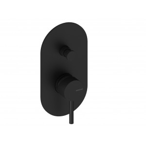 Monomando de ducha 2 vias negro mate Loop Sanycces