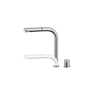 Monomando AUK 983 retráctil en Cromo con caño giratorio 509830200 de Teka