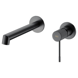Monomando de lavabo empotrado Serie Alice Black Gun Metal GLD038/BGM