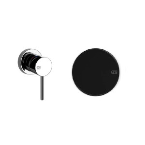 Mezclador de pared Via Tortona Negro Mate 19712/299 Gessi