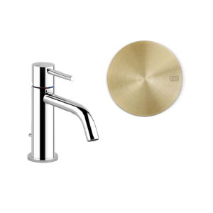 Monomando Via Tortona Oro Cepillado 18601/727 Gessi