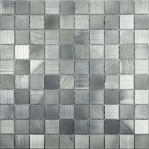 Mosaico enmallado SIGMA SILVER 26,5x26,5cm
