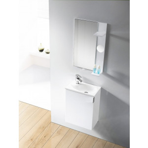 Conjunto mueble de baño OPORTO con lavabo y espejo B&K