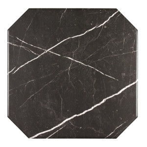 Pavimento OCTAGON MARMOL NEGRO 20x20cm Equipe Cerámicas