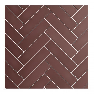 Pavimento STROMBOLI OXBLOOD 9.2x36.8cm Equipe Cerámicas
