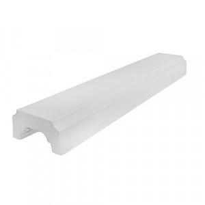 Pasamano TROYA 10x20x100cm blanco para balaustre redondo 12x12cm