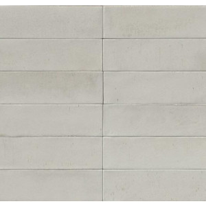 Azulejo Porcelánico Brillo Lume Off White 6x24cm Marazzi


