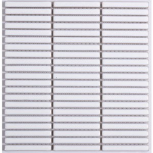 Pavimento mosaico enmallado TECH Linea White 28,41x29,61cm