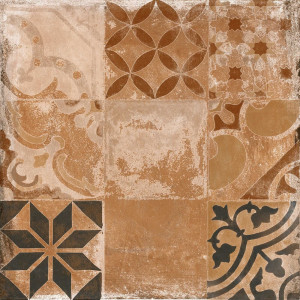 Pavimento ALHAMAR Clay Salmon C3 33x33cm gres extrusionado pasta blanca EXAGRES