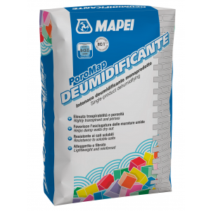 POROMAP DEUMIDIFICANTE para saneamiento de muros afectados por humedad 20 kg