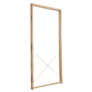 Premarco para ladrillo del 8 en Kit con garras para puerta de paso