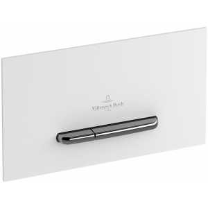 Pulsador VICONNECT 300S Blanco brillo - Botones cromo brillo VILLEROY & BOCH