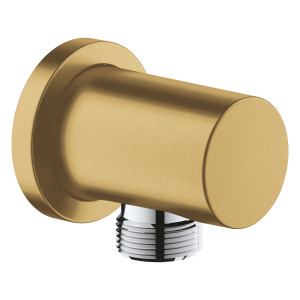Codo de salida Rainshower de 1/2 en Oro Cepillado