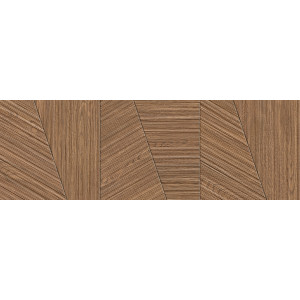 Revestimiento con relieve Legno R90 Trail Noce 30x90cm pasta blanca