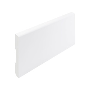Rodapié blanco mate de poliestireno 8x220cm