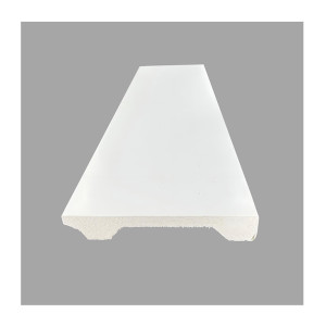 Rodapié blanco mate de poliestireno 9x240cm