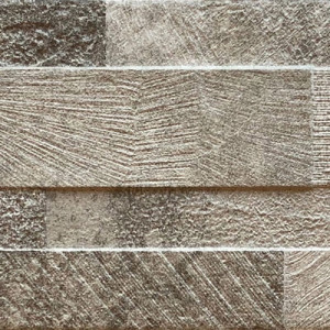 Revestimiento VOLCANO 3D TAUPE 15x61 porcelanico destonificado RONDINE