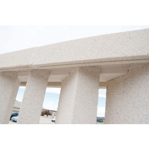 Separador lances derecho 2x6x15cm blanco hidrofugado semipulido