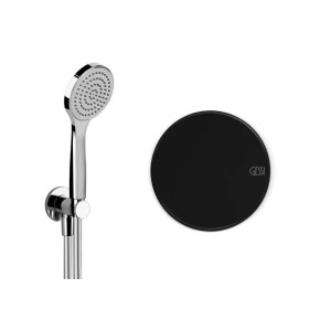 Set de ducha Emporio con soporte y maneral Negro Mate 38723/299 Gessi