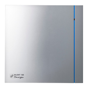 Extractor de baño Silent-100 CZ Silver Design S&P