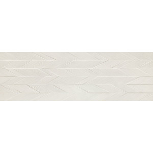 Revestimiento Spike Blanco mate 31x98 cm pasta blanca rectificado