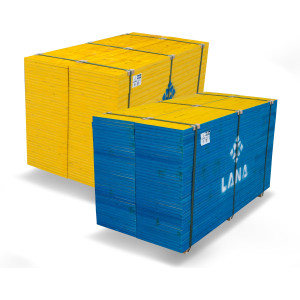 Tablero tricapa de encofrado IRU-PU 1970x500x27mm canto de poliuretano