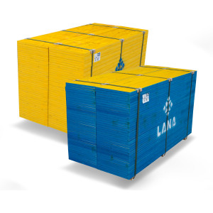 Tablero tricapa de encofrado IRU-PU 2000x500x27mm canto de poliuretano