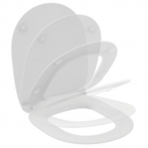 Asiento y tapa fina para indoro Ideal standard CONNECT con caída amortiguada
