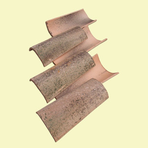 Teja curva Florencia 40X21.5X17 cm