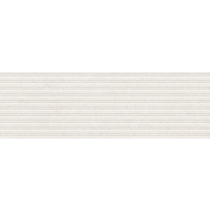 Revestimiento Tissu Blanc mate 31x98cm pasta blanca rectificado