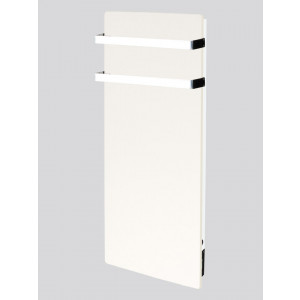 Radiador eléctrico toallero de diseño Avant wifi rectangular 800w Blanco silicio