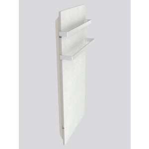 Radiador eléctrico Smart Pro rectangular con toallero 800w Pizarra Nieve