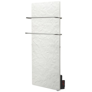 Radiador eléctrico toallero Avant Touch vertical 1300w Pizarra Nieve