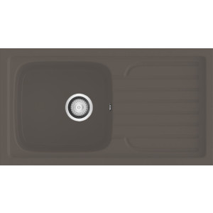 Fregadero Topacio sobre encimera tundra 740x340mm