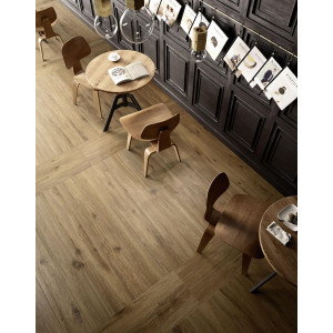 Pavimento TREVERKTREND rovere scuro 25x150cm madera porcelánica Marazzi