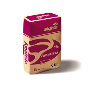 Yeso fino de acabado para yesos de proyección Algíss Amatista Saco 20KG
