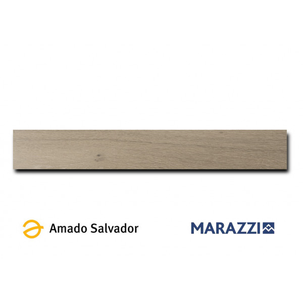 Pavimento TREVERKCHARME beige 10x70cm madera porcelánica Marazzi