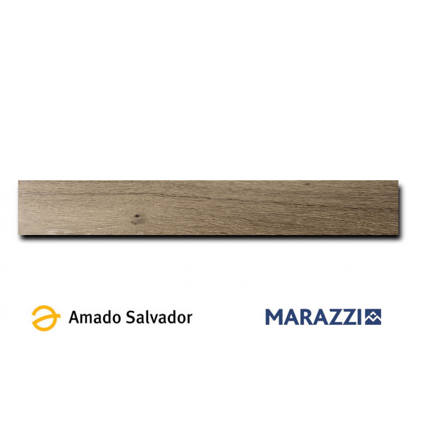 Pavimento TREVERKCHARME brown 10x70cm madera porcelánica Marazzi