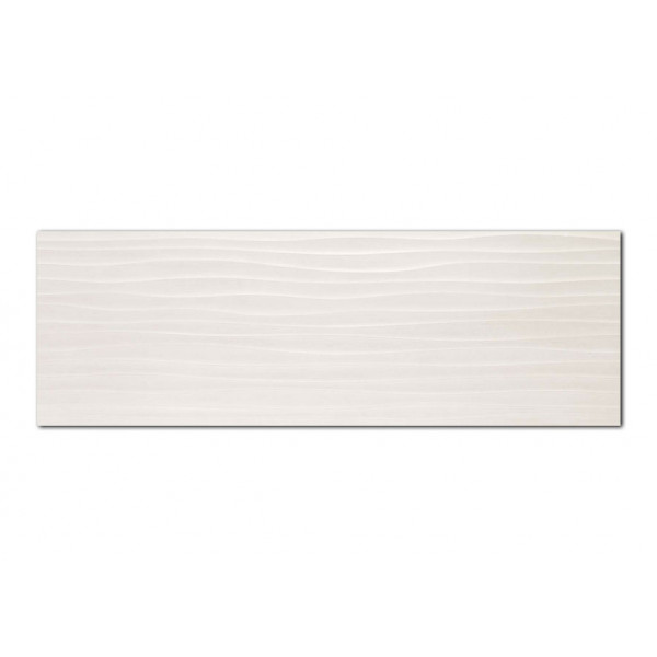 Revestimiento MATERIKA OFF white Struttura Wave 3D 40x120cm Marazzi